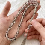 925 ayar gümüş püsküllü saç teli tesbih
